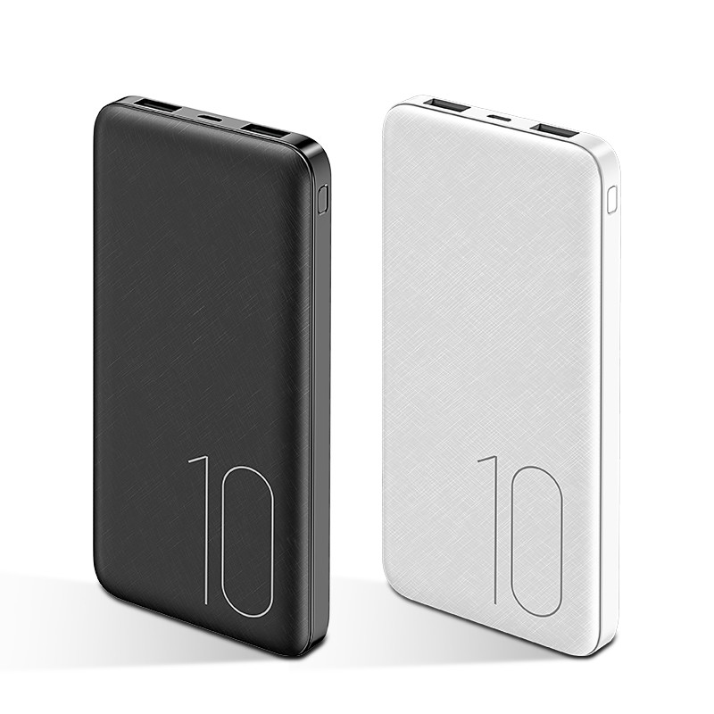 Портативный 10000 мАч Power Bank Тонкий Внешний Батарея 10000 мАч для iPhone Xiaomi Huawei Oneplus